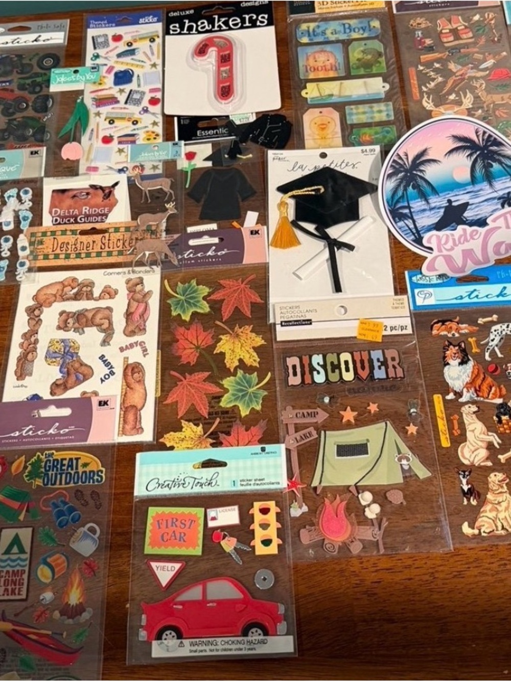 Jolees Boutique, Sticko, Disney and so many more! Sticker lot #9